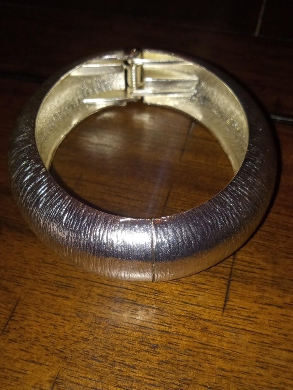 Silver Wrapped Bangle Bracelet - Women's Jewelry - Picture 4 of 4